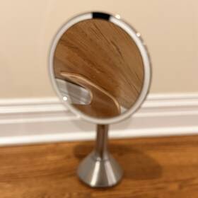 St3052 Simplehuman Sensor Mirror 8 Inch Round With Touch Control Brightness