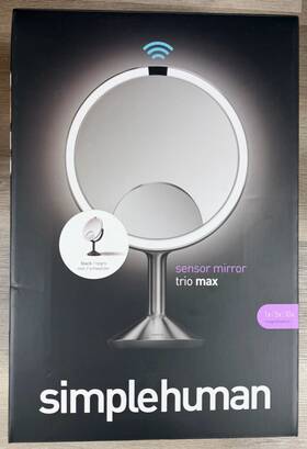 St3067 Simplehuman Simple-human Sensor Mirror 10 Inch Trio Max Touch Control Brightness New