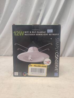 L12dl56cctrgb-1 Simply Conserve 5/6 Inch Smart Wi-fi Plus Ble 12-watt Led Recessed Downlight