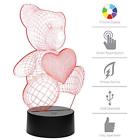 Sky4688 Best Choice Products Bear Led Night Light Illusion Lamp Switch