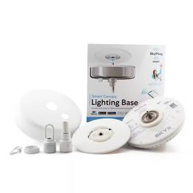 Skyplug 313027049090 5 Inch Matte White Smart Plug And Play Lighting Base - Carina