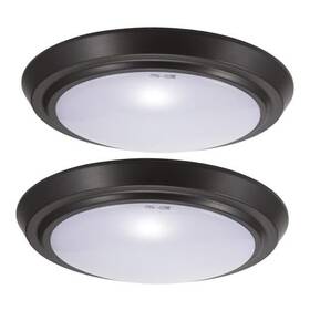 1300 Solite Lighting Co. Limited 637740946659 Led Flush Mount Ceiling Fixture Dimmable 22w 11 Inch Bronze