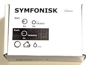 203.704.82 Sonos Ikea Symfonisk Volume Remote Control White Genuine New In Box