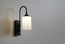 Spark Innovators Corp. 850018026543 Smart Sconce Black - Dimmable Wireless Wall Light With Universal Remote Battery