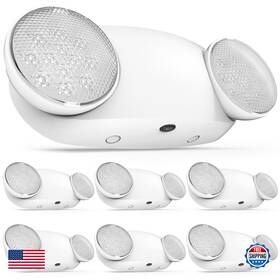 B0d9kwqdwm Sunco Lighting 6 Pack Emergency Light Outdoor Led Backup Battery Two