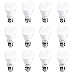 88383-su Sunshine Lighting Led A19 Light Bulb 6 Watts 40 Watt Equivalent 480 12 Pack 6500k Daylight