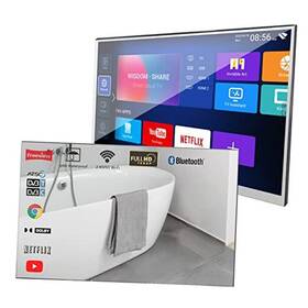 Wlm22tv-m Swi 22 Inches Smart Mirror Tv Screen Waterproof Bathroom Shower Television