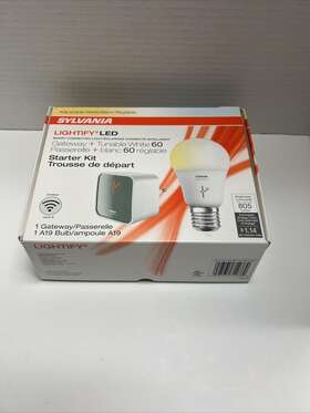 Sylvania 046135712869 Lightify Led Smart Connected Light Gateway With Bulb Starter Kit