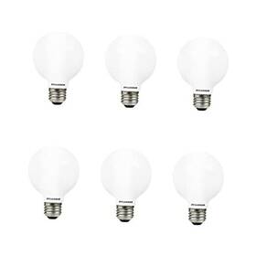 40889 Sylvania Led Truwave Natural Series Globe G25 Light Bulb 6w Frosted 60w