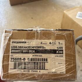 73740 Sylvania Wi-fi Led Smart Light Bulb 65w Dimmable Br30 4 Pack