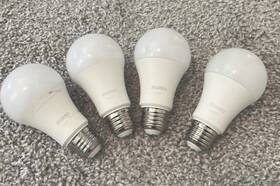 75842 Sylvania Smart Light Bulb A19 9w 2700-6500k Dimmable Full Color 4 Pk