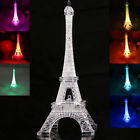 Synchkg120832 Annerpretty Night Light Eiffel Tower Paris Decor Led Lamp Colorful