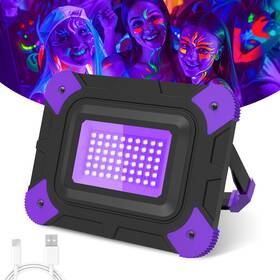 B0dc9ysz6l T-sun Rechargeable Black Lights Uv Battery Powered For Glow Party And Fishing
