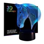 T1-3deng-matou01 Ticent Lamp Illusion Animal Horse Led Desk Table Night Light