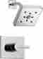 34449640060 T14253-h2o Delta Chrome Pressure Balanced Shower Trim Package J-d-632