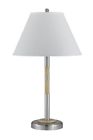 Bo-234tb-bs Table Soho 85659 Lamp Id Brushed 100w Steel Finish Metal