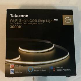 Ls8cobm38420wc Tatazone Wi-fi Smart Cob Led Strip Light Warm White 3000k Dimmable Alexa Google