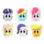 Tech4kids 0640843449972 Hasbro My Little Pony Led Micro Lites Microlites Charm Light 3-pack