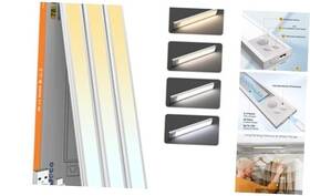 5cct The Deco Official 602835956554 16 Inch Under Cabinet Lighting 3pack Dimmable Closet Lights Motion