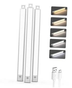 5cct The Deco Official 694685535751 20 Inch Under Cabinet Lighting 3pack Dimmable Closet Lights Inches
