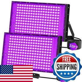 B0d91nlff4 Thecham 200w Led Black Lights Ip66 Waterproof Light Outdoor 10ft