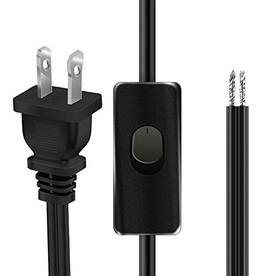 E237524 Tlc Industry Limited Noshy Premium Plug Wire Lamp Cord With Switch Button Power Cable Replace