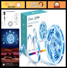 27767 Tp-link 16.4ft Wifi Smart Led Light Strip Rgb Color Changing Works With Alexa And Google