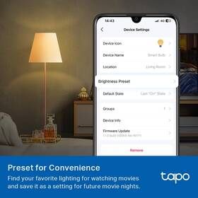 L510e Tp-link 840030709265 Tapo 4-pack Smart Led Light Bulbs 800 Lumens 2700k Soft Warm