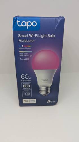 Tapo-l531e Tp-link Tapo L531e Smart Wi-fi Multicolor Led Bulb A19 Dimmable