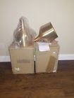 Tw021252nb Trade Winds Lighting Lot Of Spun Pendant In Natural Brass