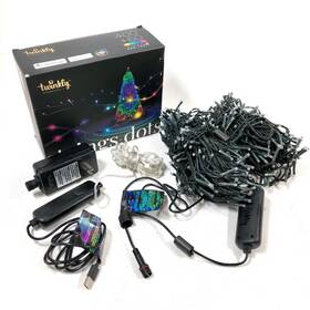 Twinkly 750122186754 - Smart Light 400 Rgb Led String And 60 Dots Gen 2 Multi