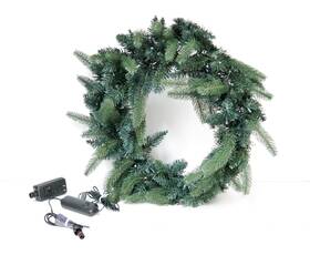 Twr050spp-bus Twinkly Smart Pre-lit Wreath 50 Rgb W Led Lights - Green