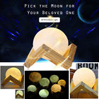 Ue3d018 Unbranded Print Moonlamp Rechargeable Led Magical Night Light Color Changing