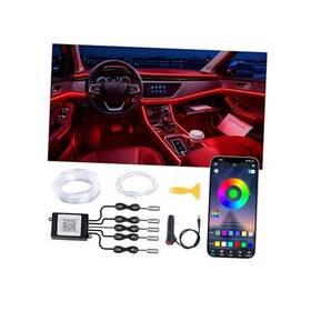 Fol-2503 Upcorner Interior Car Led Lights Wireless App Control 5 In For Cigarette