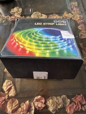 X002nirljv Usieka 50ft Led Light Strip Rgb Multicolor Remote Control Dimmable