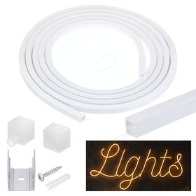 Ip67 Uxcell 766549407655 Silicone Tube Sleeve 16.5ft 10mm Flexible Led Waterproof Cover Channel