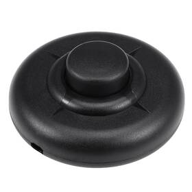 Uxcell 784958880838 Inline Foot Pedal Push Button Switch Lamp Lights Control On/off Footswitch Black