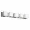 V1233-5w-pc Dainolite Light Vanity In Polished Chrome 065214123358