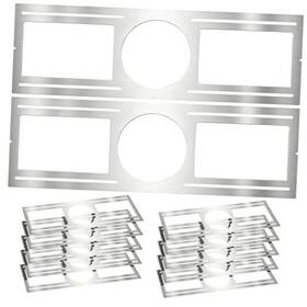 Vanciture 743997392900 New Construction Mounting Plate 12pc 6 Inch Led Recessed 12 Pack