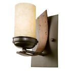 112b01b . Varaluz Ore Light 5.5w Wall 5.5 112b01 Hammered Bathroom Aizen Tea - "
