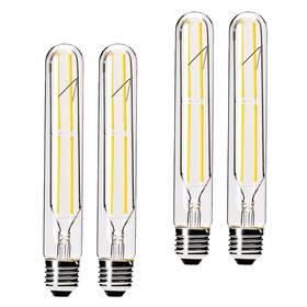 Vctc Lighting 795274853178 Dimmable 6w Tubular Led Bulbs 3000k Warm White Edison Style Filament Light B