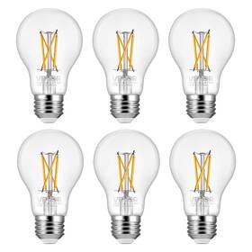 A194.5w Vevor 6 Pack Edison Bulbs Led A19 4.5w Dimmable 450 Lumens 2700k E26 Antique