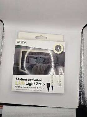 Vibe 888255233936 Essential Motion - Activated Led Light Strip 1 Meter Warm White