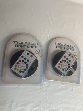Te41-ml-ta Vivitar Stick On Led Light Strip Multi Colored 78in Per Pack 2