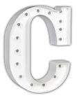 Vml-c24-w Vintage Marquee Lights Letter