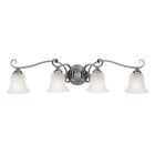 Vs10404-bs Feiss Vista Bathroom Wall Light Brushed Steel 014817289398