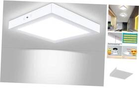 W-lite 757290779191 8.86 Inch Flush Mount Led Ceiling Light Fixture 6000k Square Surface Mounted 18w