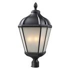 513phb-bk Waverly Post . 27.75h Outdoor -lite Light Black 513phb