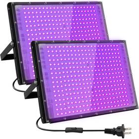 B0djz2ckn3 Waygor 300w Led Black Lights For Glow Party Halloween Light Flood