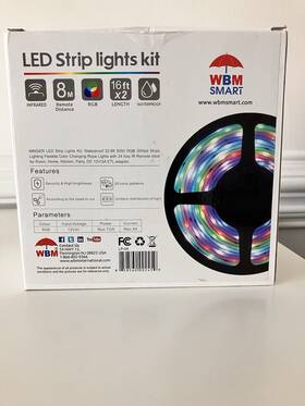 Wbm Smart 858560002459 Care Wi-fi Led Strip Light 16.4 Ft - 2 Pack 32.8 Color Changing